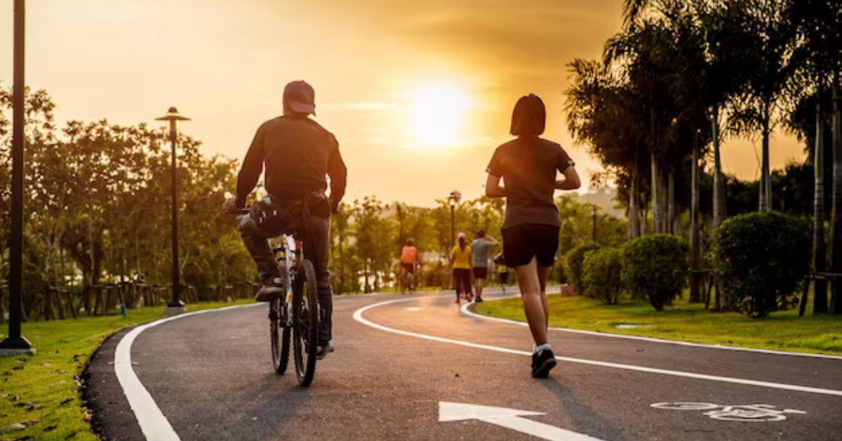 is cycling better than walking